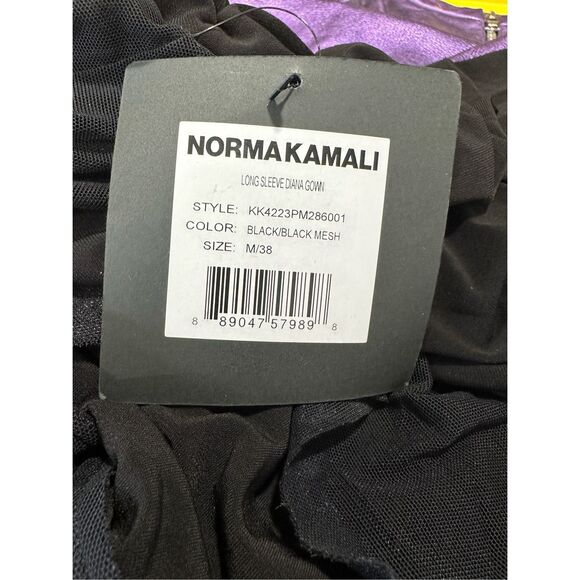 NWT NORMA KAMALI Long Sleeve Diana Gown Size M $225 - Picture 8 of 8